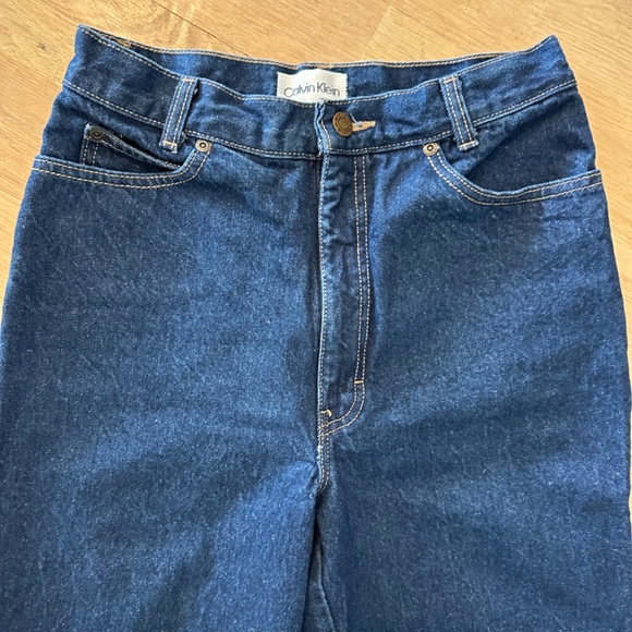 Vintage 80s Calvin Klein Made In USA Women’s Designer Jeans Size 10 - Picture 3 of 7
